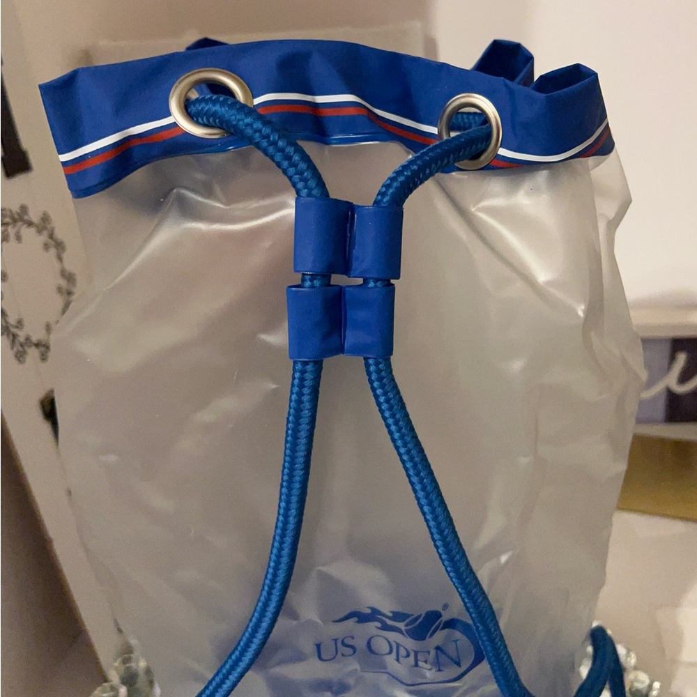Polo Ralph Lauren US Open Clear Backpack Bucket Bag - Picture 8 of 12